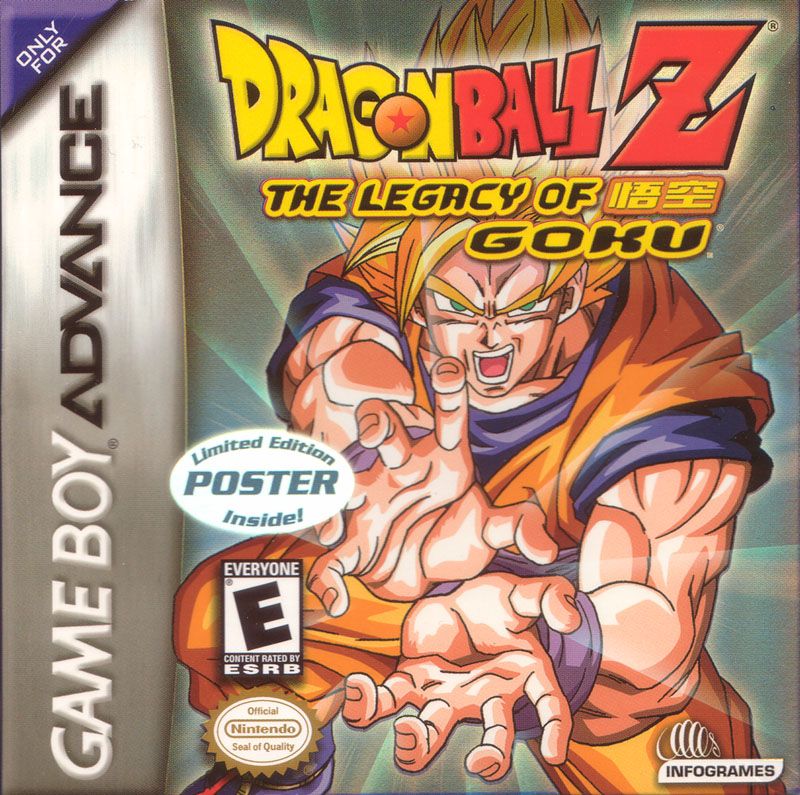 Dragon Ball Z: The Legacy of Goku box art for GameBoy Advance